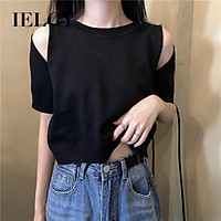 Áo Thun Tay Ngắn Hở Vai Thời Trang Dành Cho Nữ