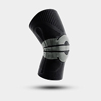 D.O.T Nẹp hỗ trợ đầu gối thể thao Nẹp bảo vệ xương bánh chè Khớp gối dệt kim silicone lò xo cho bóng rổ Miếng đệm đầu gối