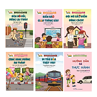 Combo sách Giáo dục An toàn giao thông dành cho trẻ 5-6 tuổi (6 cuốn)