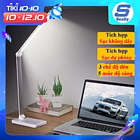 Đèn chống cận kiêm sạc không dây SEASY SS10 loại cắm dây, 5 chế độ ánh sáng, cảm ứng nhôm cao cấp, tiết kiệm 80% điện năng, cổng USB sạc nhanh 5V1A - Hàng chính hãng