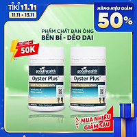 Combo 2 Hộp Tinh Chất Hàu Goodhealth Oyster Plus 30 Viên - Giúp Tăng Cường Sinh Lý - Cải Thiện Chất Lượng Tinh Trùng - Hàng Chính Hãng New Zealand