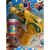 Vỉ đồ chơi sú.n.g thổi bong bóng xà phòng hình chú ếch 1165