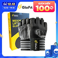 Găng Tay Tập Gym Glofit Hở Mu - Dây Quận Trợ Lực Cổ Tay, Weight Lifting Gloves (Professional)