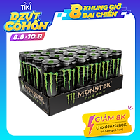 Lốc 24 Lon Nước Tăng Lực Monster Energy (355ml x 24)