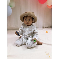 Bộ Quần áo Trẻ em Xô Cài giữa Dài tay - Họa tiết