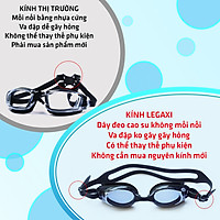 Kính Bơi Cận (CÓ THỂ LỆCH ĐỘ), Chống TRẦY, Chống UV, Chống Hấp Hơi