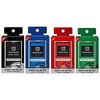 Combo 4 chai Nước Hoa bỏ túi Romano: Classic, Attitude, Force, Gentleman (18ml*4)