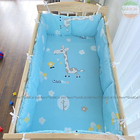 Nệm quây cũi và ga vải bọc đệm cũi cho bé GoldCat
