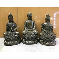 Bộ tam thánh 40 - Vật phẩm phong thủy (kt 38x20,5cm)