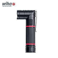 Wiha Tactical Flashlight Multifunctional Led Flashlight with 2 Brightness/IR & UV Light 180° Rotatable Waterproof