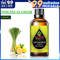 Tinh Dầu Xông Phòng Sả Chanh 100ML Nguyên Chất Nhập Khẩu - Tinh dầu Sả Chanh Giúp Bảo Vệ Sức Khỏe, Kháng Khuẩn, Đuổi Muỗi Và Thư Giãn Tinh Thần