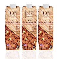 Combo 3 Hộp Sữa Hạt Hạnh Nhân Nguyên Chất 1000ml 137 Degree Có Đường