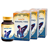 COMBO 3 HỘP KHỚP KHANG THỌ HỖ TRỢ GIẢM ĐAU XƯƠNG KHỚP AN TOÀN , HIỆU QUẢ