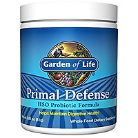 Garden of Life Whole Food Probiotic Supplement - Primal Defense HSO Probiotic Dietary Supplement for Digestive and Gut Health, 2.85oz (81g) Vegetarian Powder