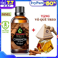 Tinh Dầu Quế 50ML + Tinh Dầu Quế Treo Xe ô Tô Treo Phòng Gia Đình (Cinnamon) - Tinh Dầu Vỏ Quế Nguyên Chất Xông Phòng Giúp Bảo Vệ Sức Khỏe, Kháng Khuẩn Và Thư Giãn Tinh Thần