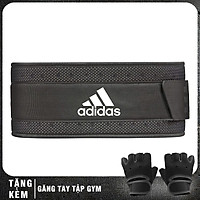 Đai lưng tập Gym chuyên nghiệp Adidas ADGB-1228 (Tặng găng tay tập gym)