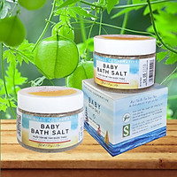 Combo 02 Muối tắm bé Sinh Dược Tâm Dược Thảo 200g - 100% tự nhiên giúp bé hết rôm rẩy, mẩn ngứa
