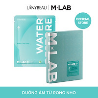 Mặt nạ dưỡng da cấp ẩm sâu, dưỡng ẩm da LÁNYBEAU M-Lab Water Restore hộp 7 miếng (28g/miếng)