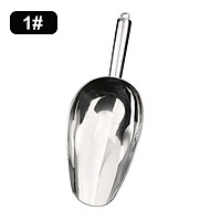 Ice Scoop Handy Ice Cube Shovel One-Piece Cast 304 Stainless Steel Ice Candy Flour Rice Coffee Bean Utility Scoop
