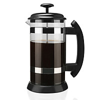 Máy Pha Cà Phê Thân Bằng Thủy Tinh Borosilicate Trong Suốt Và Tay Cầm Bằng Nhựa Bộ Lọc Bằng Thép Không Gỉ (1000ml)