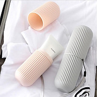 Hộp Đựng Bàn Chải Và Kem Đánh Răng Du Lịch Đa Năng Thân Thiện Môi Trường Có Dây Cầm Tiện Ích - Giao Màu Ngẫu Nhiên - Hàng Chất Lượng
