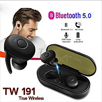 Tai Nghe VINETTEAM Bluetooth 5.0(Tai Nghe Không Dây) F1 Chống Nước ,Chống ồn ,Tự Động Kết Nối , Nhỏ gọn , Âm Thanh 8.0 HD Tích Hợp Hộp Sạc 450 mAh Màu Đen-Hàng Chính Hãng