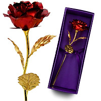 Hoa hồng màu vàng 24k quà tặng 20/10 8/3 14/2 quà tặng bạn gái và người thân RSYL000024K-5591
