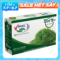 Rong nho khô cao cấp VMAX - Hộp 220g (10 gói)