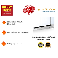 Máy Hút Khói Khử Mùi Âm Tủ Malloca K1507 TC – Hàng Chính Hãng