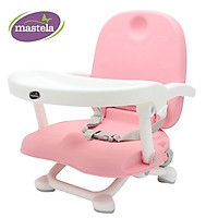 Ghế ngồi ăn dặm cho bé - gập gọn dùng gia đình, đi du lịch điều chỉnh độ cao MASTELA 1013 - BPA FREE tiêu chuẩn Châu Âu - Tặng yếm ăn dặm