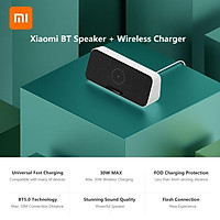 Sạc nhanh kèm loa bluetooth không dây 30W MAX BT5.0 có micrô cuộc gọi HD cho iPhone Samsung Xiaomi BT Speaker Fast Wireless Charger