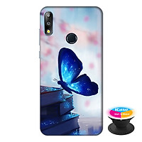 Ốp lưng điện thoại Asus Zenfone Max Pro M2 hình Con Bướn Xanh tặng kèm giá đỡ điện thoại iCase xinh xắn - Hàng chính hãng