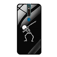 Ốp Lưng Kính Cường Lực cho Oppo F11 Pro - 0390 BONE - Hàng Chính Hãng