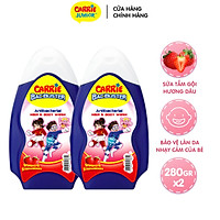Combo 2 sữa tắm Bacbuster Carrie Junior hương Strawberry 280g x 2