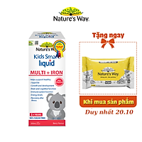 Siro Uống Nature's Way Kids Smart Liquid Multi + Iron Hỗ Trợ Nâng Cao Sức Đề Kháng Cho Trẻ 200ml