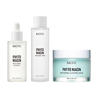 Combo 3 Sản phẩm dưỡng trắng da NACIFIC Phyto Niacin Whitening Toner+Essence+Sleeping Mask