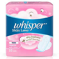 Băng vê sinh Whisper Skin Love ngày thường 24cm 10M - 16844
