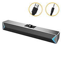 Loa Thanh Siêu Trầm Bluetooth Gaming Soundbar Để Bàn D6 Công Suất Lớn Dùng Cho Máy Vi Tính PC, Laptop, Tivi