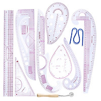 10pcs Tailor Drawing Comma Line Straight French Curve Sewing Ruler DIY Craft