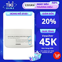 Kem Dưỡng Cấp Ẩm Chuyên Sâu (Keo Ong + B5) COSRX Hydrium Moisture Power Enriched Cream 50ml