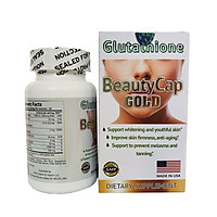 Viên uống trắng da BeautyCap Gold bổ sung Glutathione & Collagen AEC B5 giúp sáng da chống lão hóa hộp 60 viên