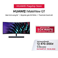 Màn Hình HUAWEI MateView GT | Màn Hình Cong 34” | Độ phân giản 3K 165Hz | Thanh Âm Thanh Nổi | Hàng Chính Hãng