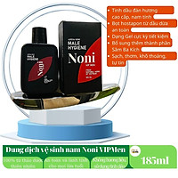 Dung dịch vệ sinh nam Noni VIP Men - 185ml - Tinh dầu đàn hương sang trọng và nam tính, chất tạo bọt dịu nhẹ hostapon nguồn gốc dầu dừa, thành phần từ thảo dược tự nhiên an toàn và lành tính cho mọi lứa tuổi
