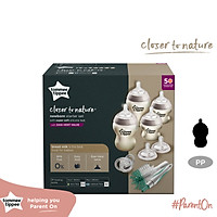 Bộ bình sữa sơ sinh Newborn ty siêu mềm tự nhiên Tommee Tippee Closer to Nature