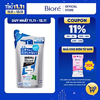 Sữa Tắm Khử Mùi Men's Bioré - Bạc Hà Mát Lạnh (Túi) 380ml