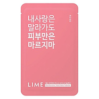 Mặt Nạ Dưỡng Ẩm Chiết Xuất Hoa Hồng Lime Pink Recovery Mask Moist Solution 25ml