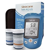 BỘ MÁY ĐO ĐƯỜNG HUYẾT VÀ AXIT URIC ( BỆNH GÚT ) 2 TRONG 1 KÈM 100 QUE KIM