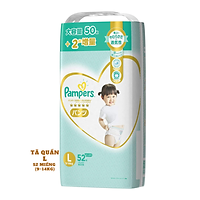 Bỉm - Tã quần Pampers Premium New size L 52 miếng (Cho bé 9~14kg)
