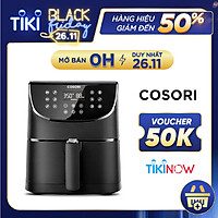 NỒI CHIÊN KHÔNG DẦU ĐIỆN TỬ COSORI (AIR FRYER) 5.8 Qt / 5.5 LÍT- HÀNG CHÍNH HÃNG