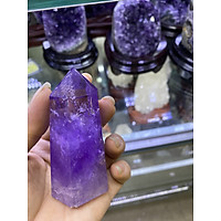 Khối Trụ Đá Phong Thủy Thạch Anh Tím Amethyst Thiên Nhiên